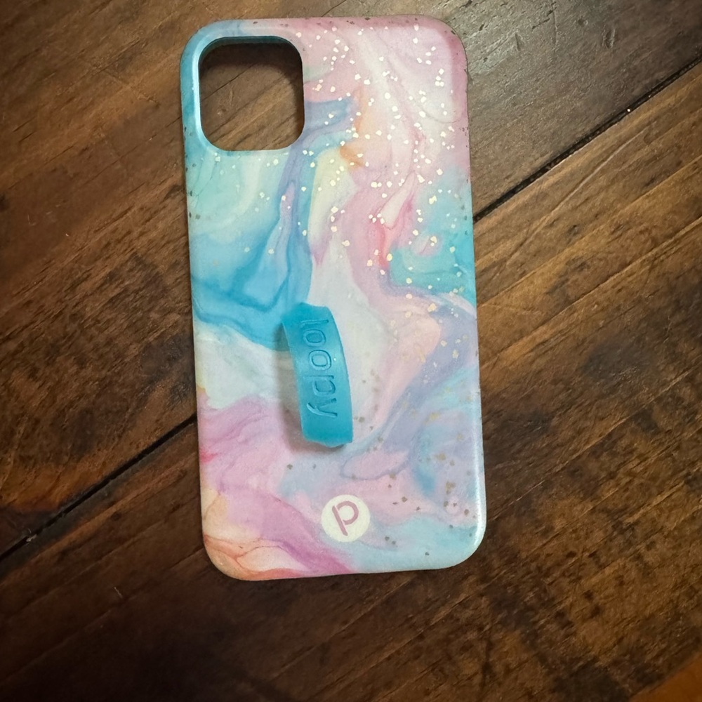 Loopy Pastel Swirl Phone Case with Grip